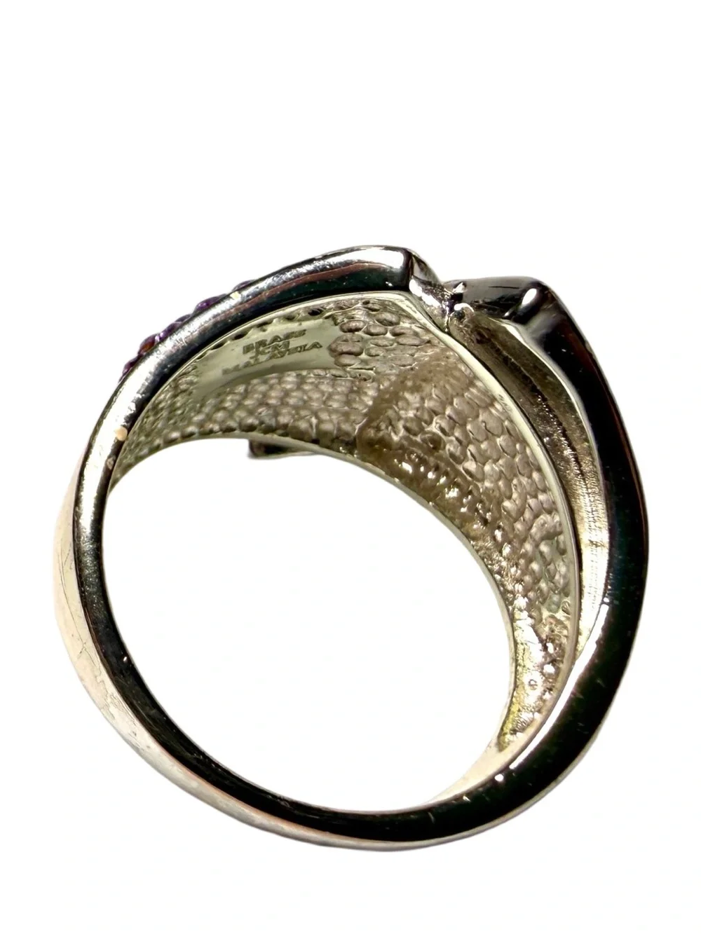 Crystal Pavé Ring  - Pink & Lavender-7.2’